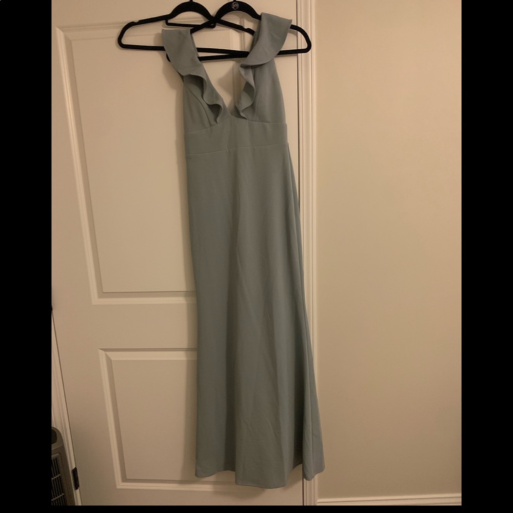 Lulu’s Perfect Opportunity Dress Size M Light Gray